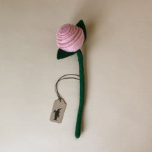 Load image into Gallery viewer, light-pink-felted-tea-rose