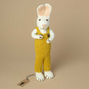 white-felted-bunny-with-knitted-yellow-overalls-and-wooden-brown-buttons