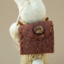 Load image into Gallery viewer, detail-of-brown-felted-backpack-with-wooden-button