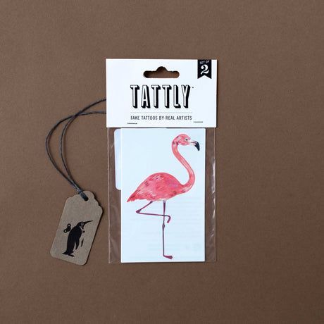 illustrated-flamingo-temporary-tattoo-pair