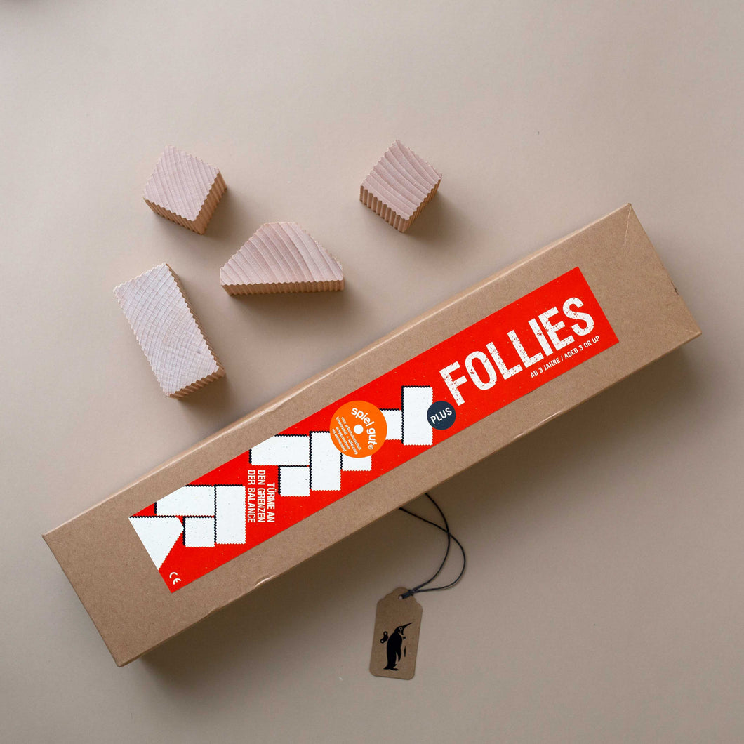 Follies + Wooden Stacking Blocks Game - Building/Construction - pucciManuli