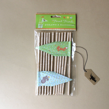 natural-wood-patterned-staws-with-forest-friends-pennants-in-package