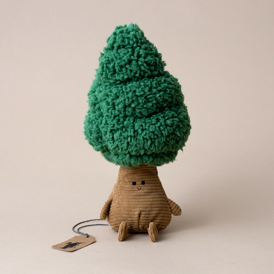 pine-green-color-tree-stuffed-animal-with-corduroy-trunk-and-smiling-face