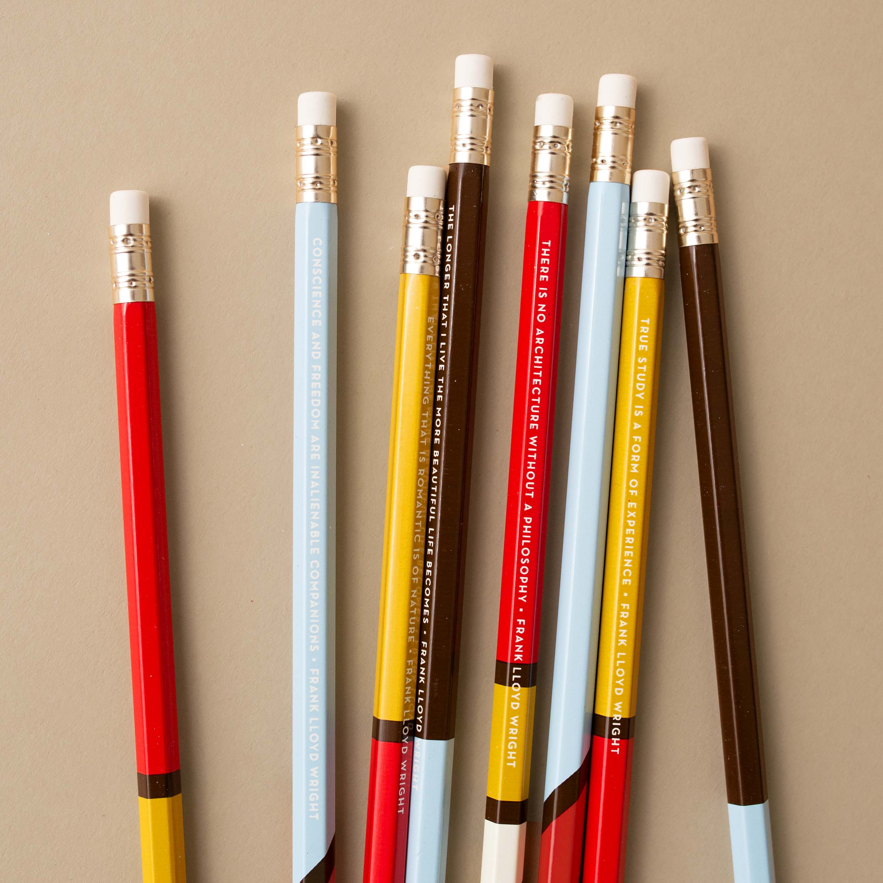 Frank Lloyd Wright Pencil Set - Stationery - pucciManuli