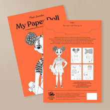 Load image into Gallery viewer, Frankie Paper Doll Coloring Kit - Arts &amp; Crafts - pucciManuli