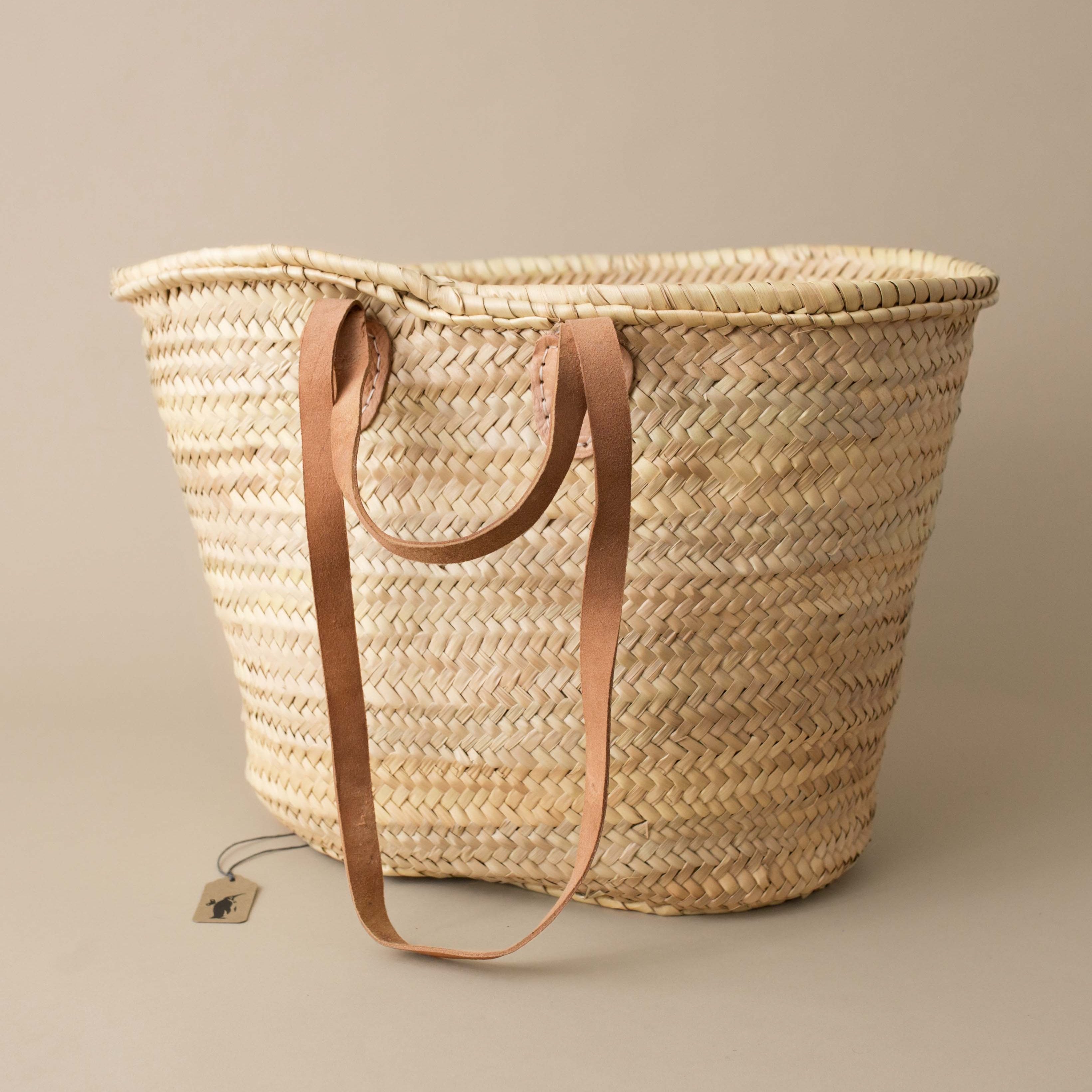 woven-market-tote-with-two-lengths-of-leather-handles