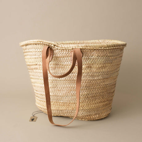 woven-market-tote-with-two-lengths-of-leather-handles