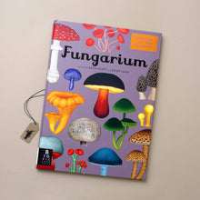 Load image into Gallery viewer, purple-colorful-fungarium-book-various-mushrooms-cover