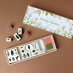 garden-stamp-set-with-two-ink-colors