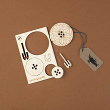 Load image into Gallery viewer,   wooden-geometric-spinning-top-kit-fan