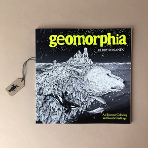 geomorphia-coloring-book-cover-with-illustration-of-a-polar-bear-shaped-glacier