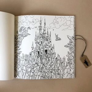 geomorphia-coloring-book-open-page-showing-a-castle