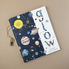 Load image into Gallery viewer, glow-a-family-guide-to-the-night-sky-book-with-illustrated-planets-across-space