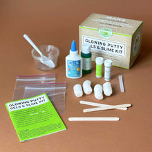 Load image into Gallery viewer, Glowing Putty, Gels &amp; Slime Experiment Kit - Arts &amp; Crafts - pucciManuli
