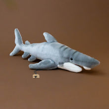 Load image into Gallery viewer, great-white-shark-stuffed-animal