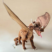 Load image into Gallery viewer, Great Winged Chestnut Dragon stuffed animal