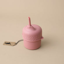 Load image into Gallery viewer, grippe-cup-with-sippee-lid-and-straw-in-dusty-rose