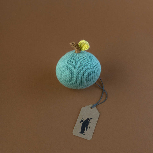    hand-knit-blue-apple-rattle