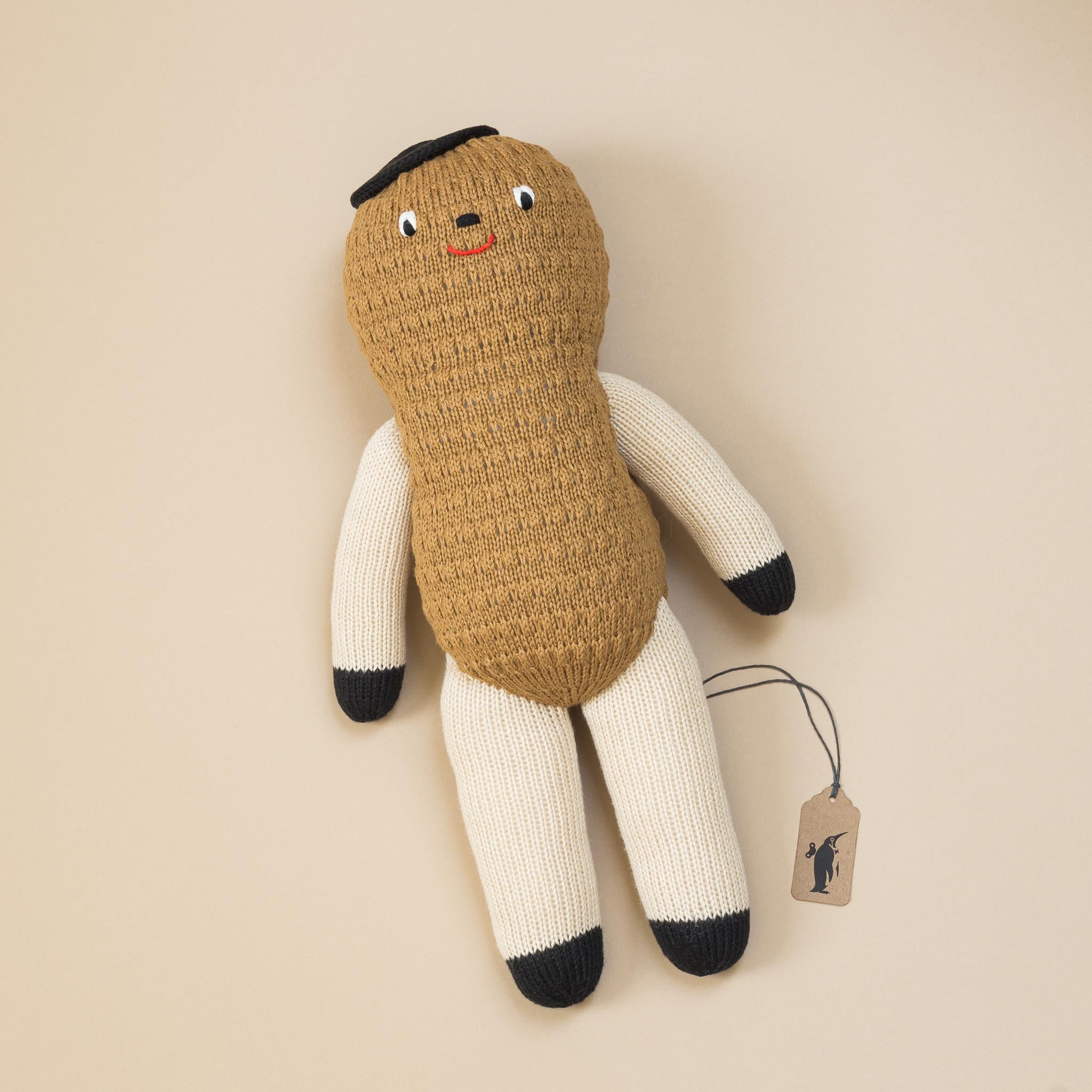 Hand-Knit Peanut Doll - Stuffed Animals - pucciManuli