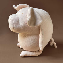 Load image into Gallery viewer, pig-plush-side-view-very-round