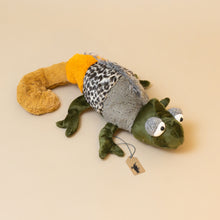 Load image into Gallery viewer, hide-and-seek-chameleon-green-yellow-and-spotted-stuffed-animal