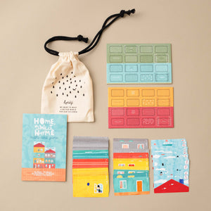 contents-of-home-sweet-home-card-game-with-drawstring-bag