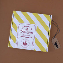 Load image into Gallery viewer, yellow-and-white-candy-stripe-box