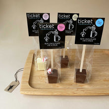 Load image into Gallery viewer, four-wrapped-hot-chocolate-sticks-in-different-flavors
