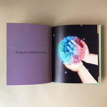 Load image into Gallery viewer, if-book-interior-page-with-the-words-if-music-could-be-held