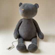 Load image into Gallery viewer, grey-bear-plush-with-stitched-details