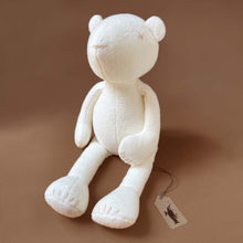 Load image into Gallery viewer, white-bear-plush-with-stitched-details