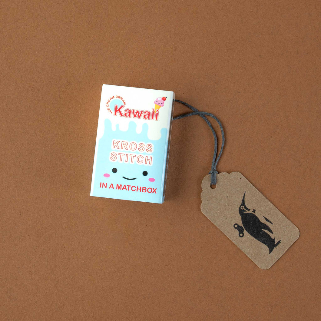 kawaii-matchbox-cross-stitch-kit-ice-cream-cone-box