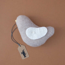 Load image into Gallery viewer, oatmeal-cashmere-birdie-with-ivory-wing