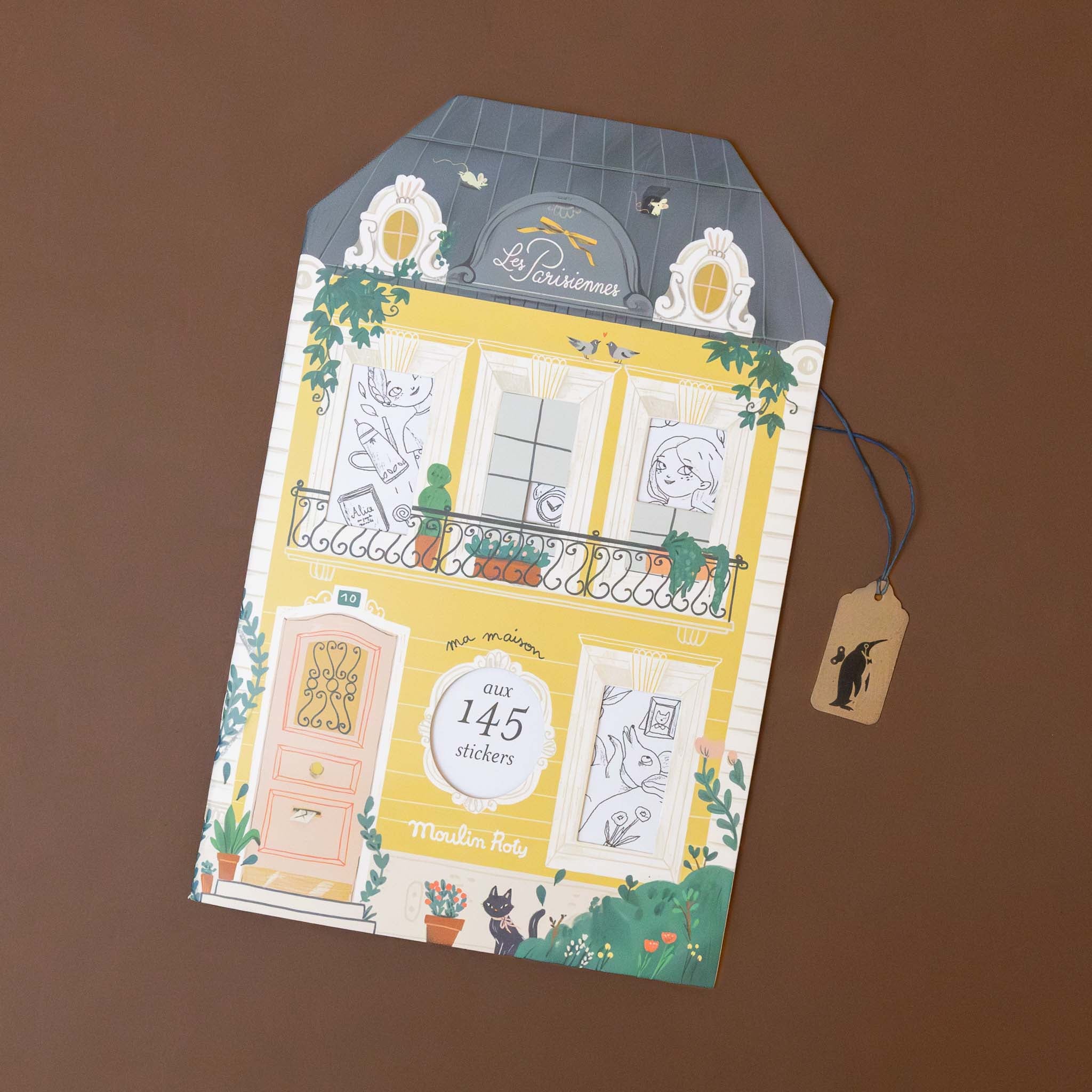 les-parisiennes-yellow-maison-coloring-and-sticker-book