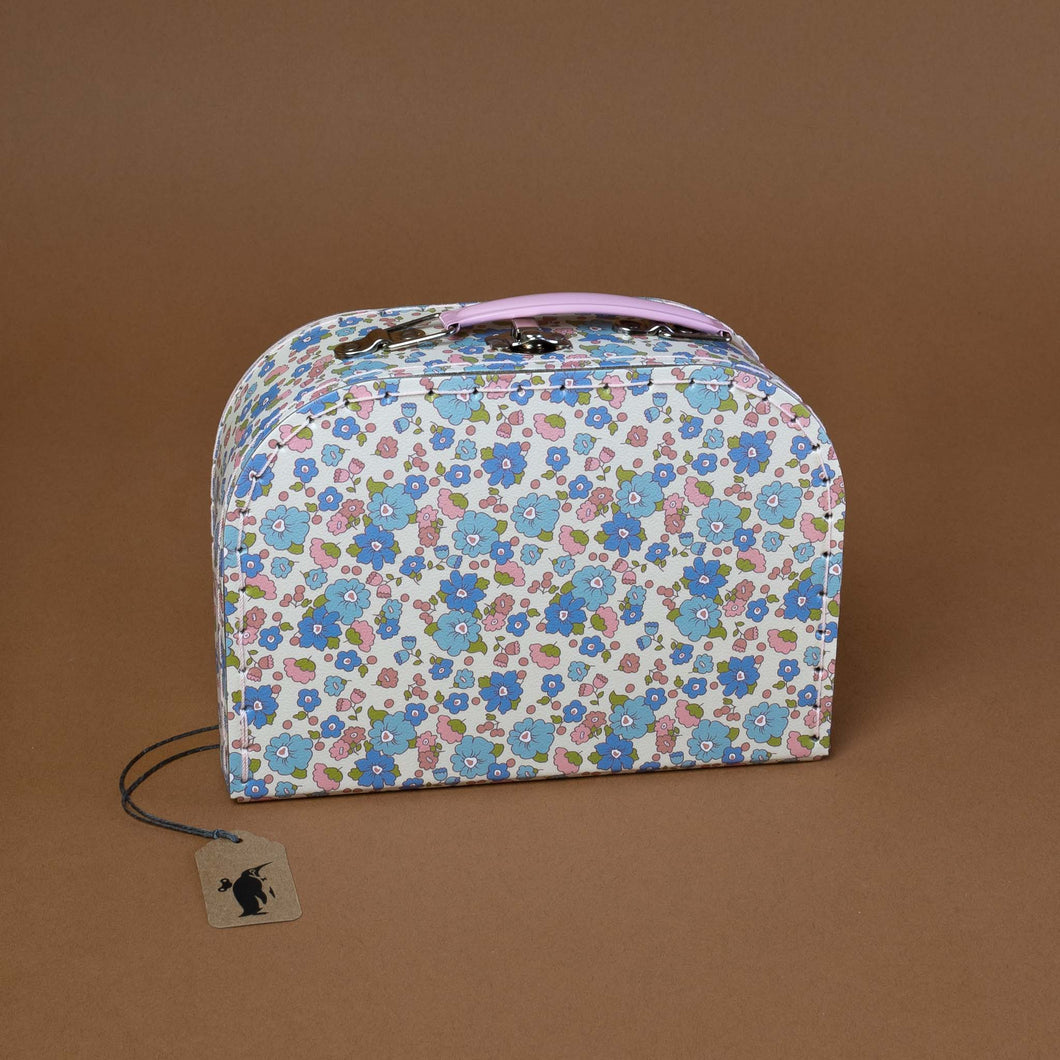 blue-floral-suitcase-with-pink-handle