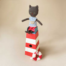 Load image into Gallery viewer, Sauveteur Cat with Lighthouse Tower - Dolls &amp; Doll Accessories - pucciManuli