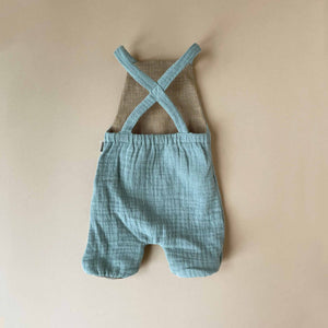 Size 4 Outfit | Light Blue Ice Cream Overalls - Dolls & Doll Accessories - pucciManuli