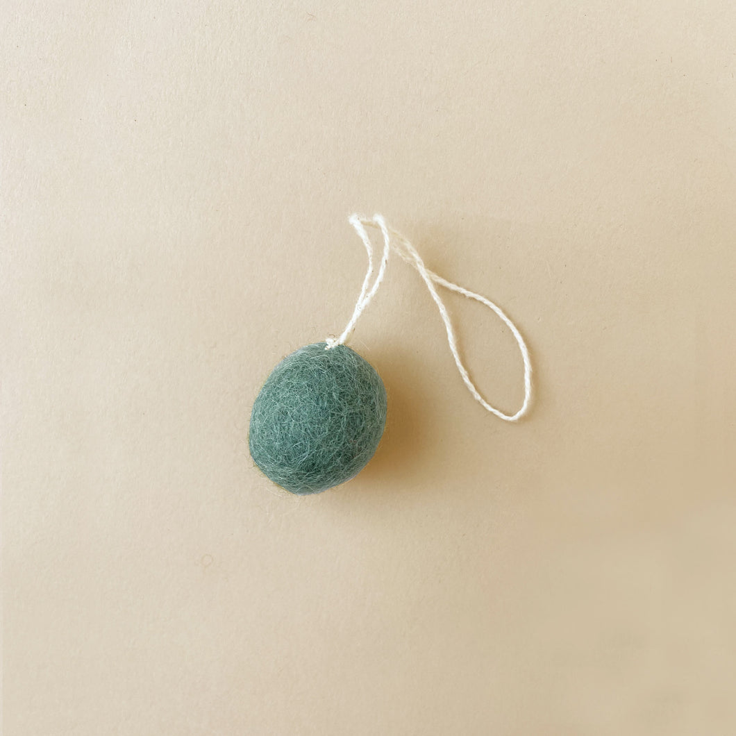 little-felted-egg-ornamnet-forest-green