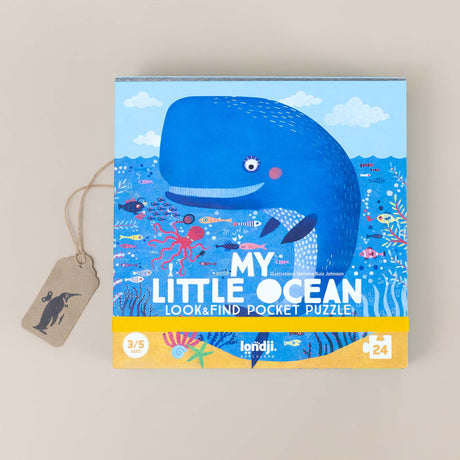 24pc Look & Find Pocket Puzzle | My Little Ocean