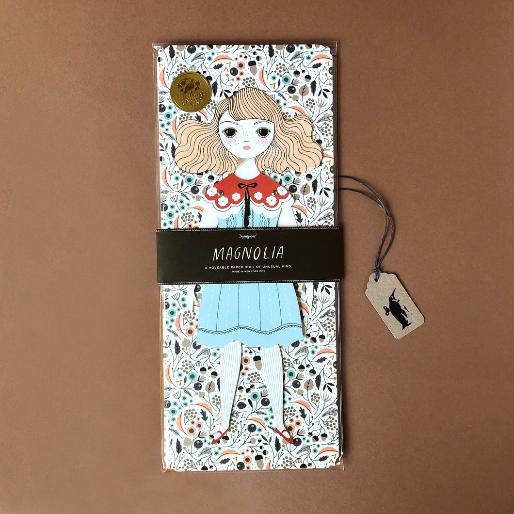 magnolia-paper-doll-kit-girl-with-blonde-hair-blue-dress-and-red-collar