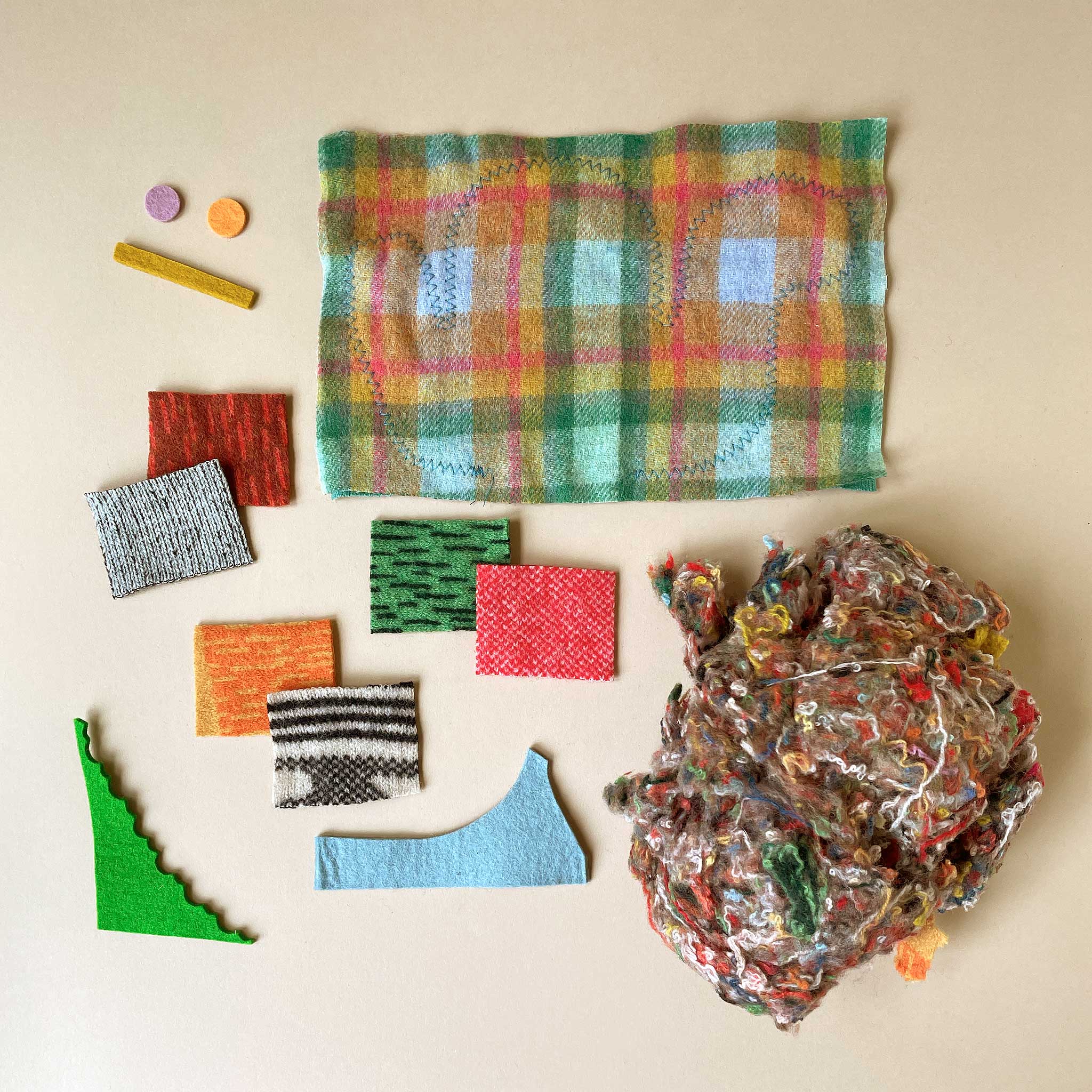 make-your-own-loch-ness-monster-kit-contents-of-knit-pieces-and-recycled-wool-stuffing