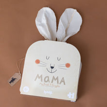 Load image into Gallery viewer, mama-puzzle-box-with-cloth-bunny-ears