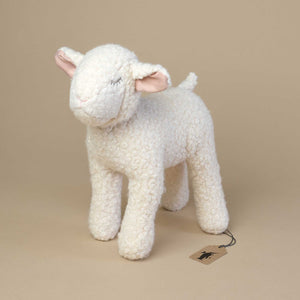 standing-white-lamb-stuffed-animal-with-stitched-face