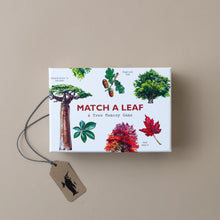 Load image into Gallery viewer, white-box-match-a-leaf-leaf-illustrations