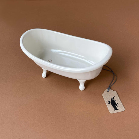 matchbox-mouse-accessories-white-metal-bathtub