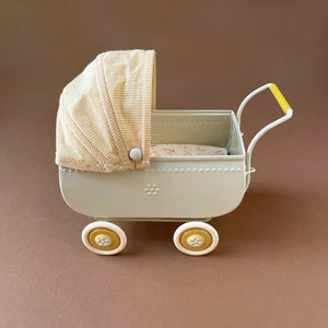 Matchbox Mouse Accessories | Pram - Dusty Yellow - Dolls & Doll Accessories - pucciManuli