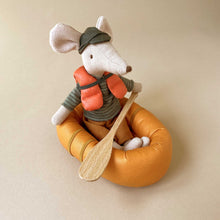 Load image into Gallery viewer, Matchbox Mouse Accessories | Rubber Boat - Dusty Yellow - Pretend Play - pucciManuli