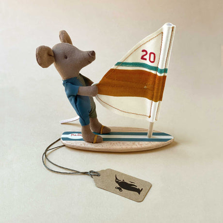 Matchbox Mouse Little Brother | Windsurfer - Dolls & Doll Accessories - pucciManuli