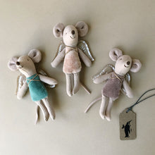 Load image into Gallery viewer, matchbox-mouse-little-sister-fairy-wings-seafoam-blush-and-lavender