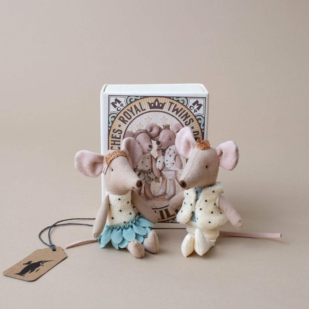 Matchbox Mouse Twins | Royal - Pretend Play - pucciManuli